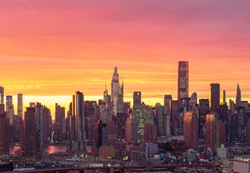 NYC red skyline cover image